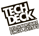 Logo TECH DECK avec slogan